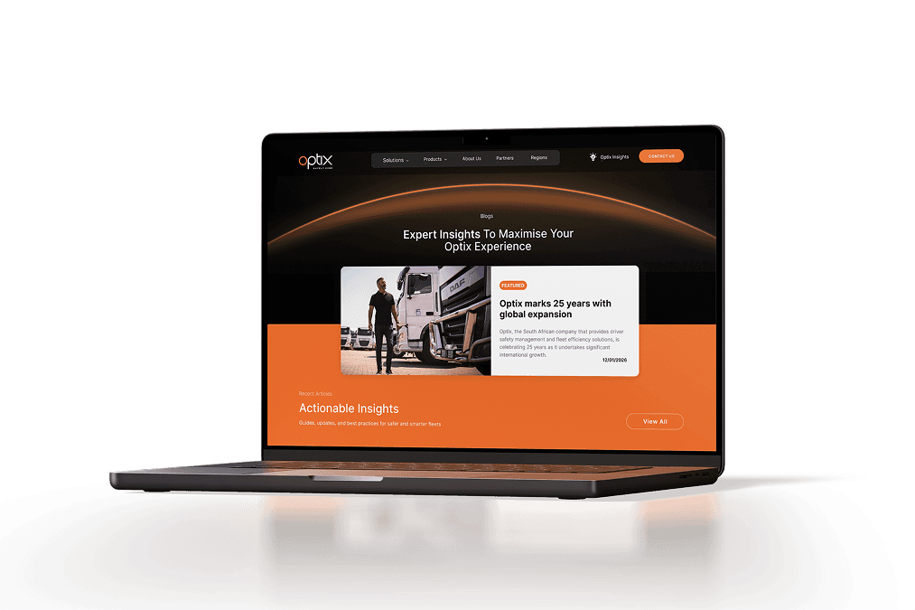 Optix platform on laptop